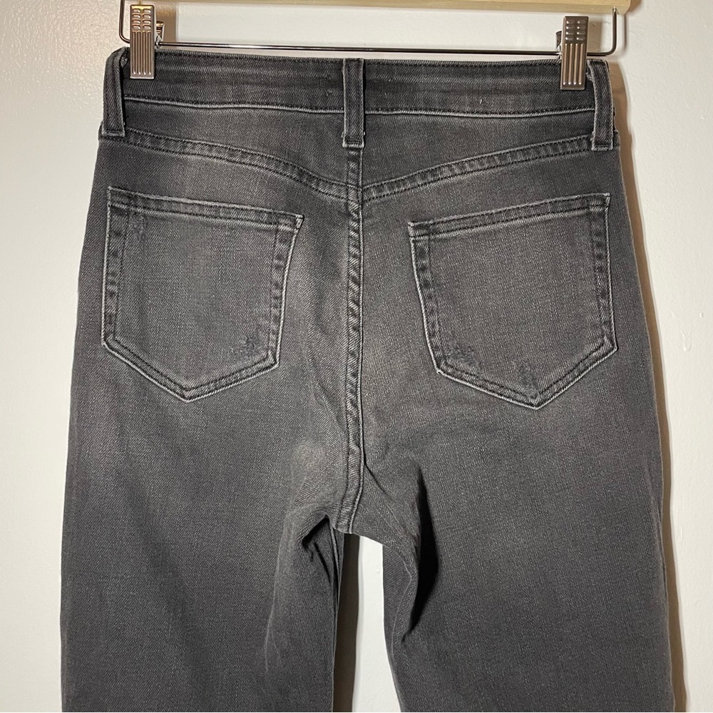 L'AGENCE High Line Skinny High Rise Jeans in Nighttime Destruct Size 26 - Picture 8 of 14